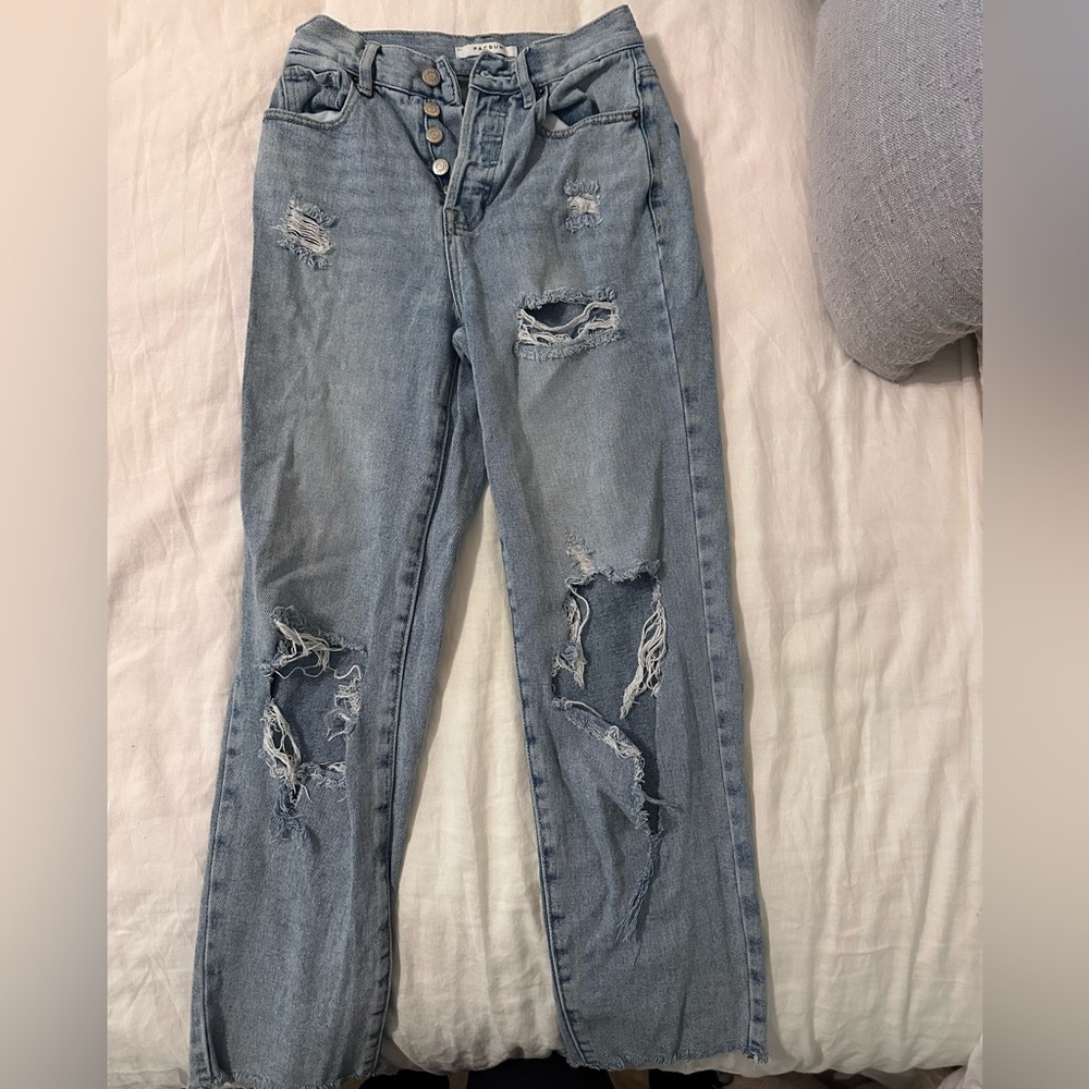 Pacsun High Rise Straight Jeans